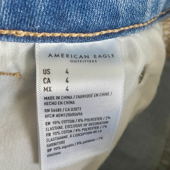 AE Pride High Rise Distressed Jean Shorts - Picture 6 of 6